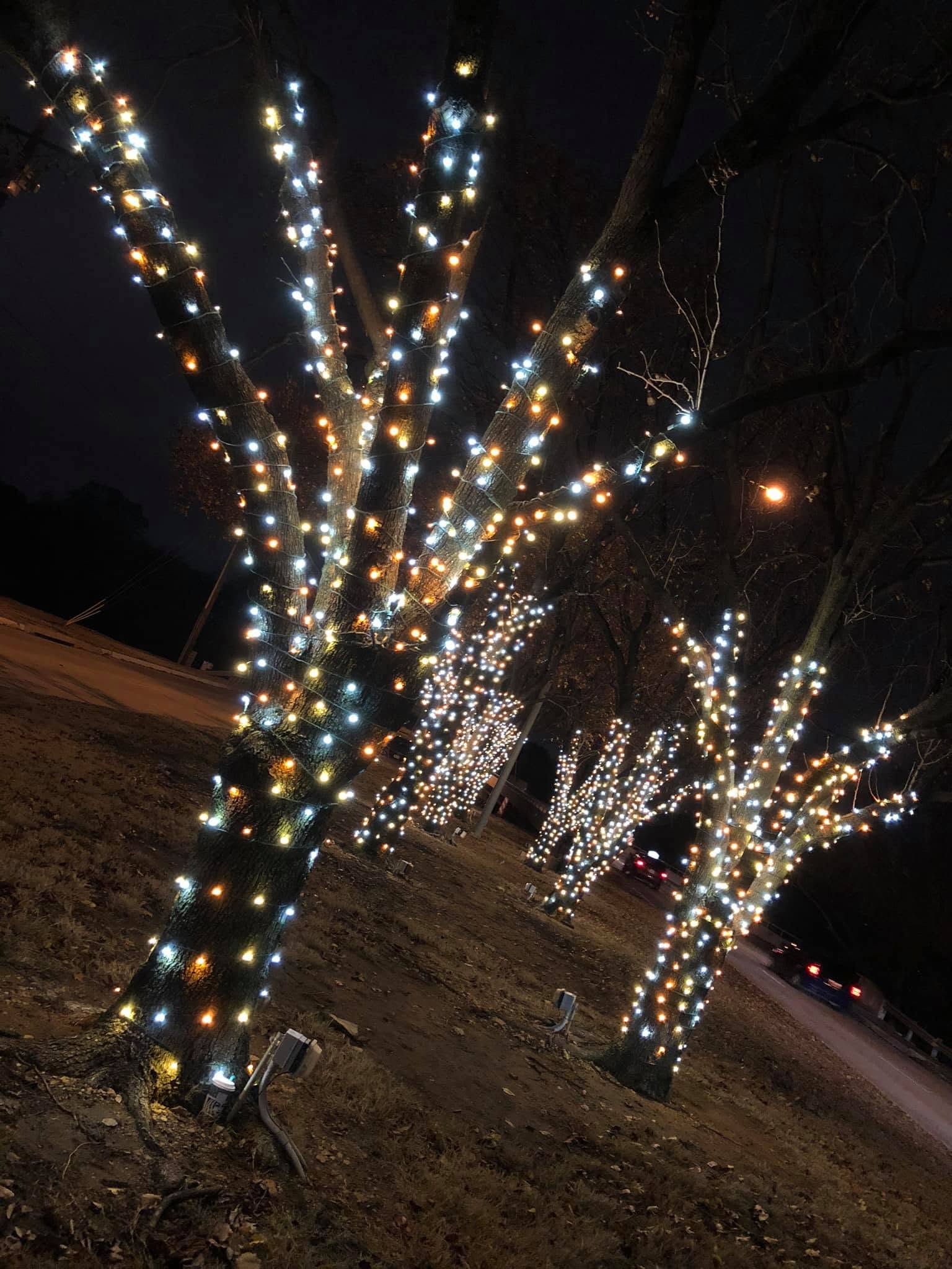 Commercial Christmas lighting installation, photo 4 of 114