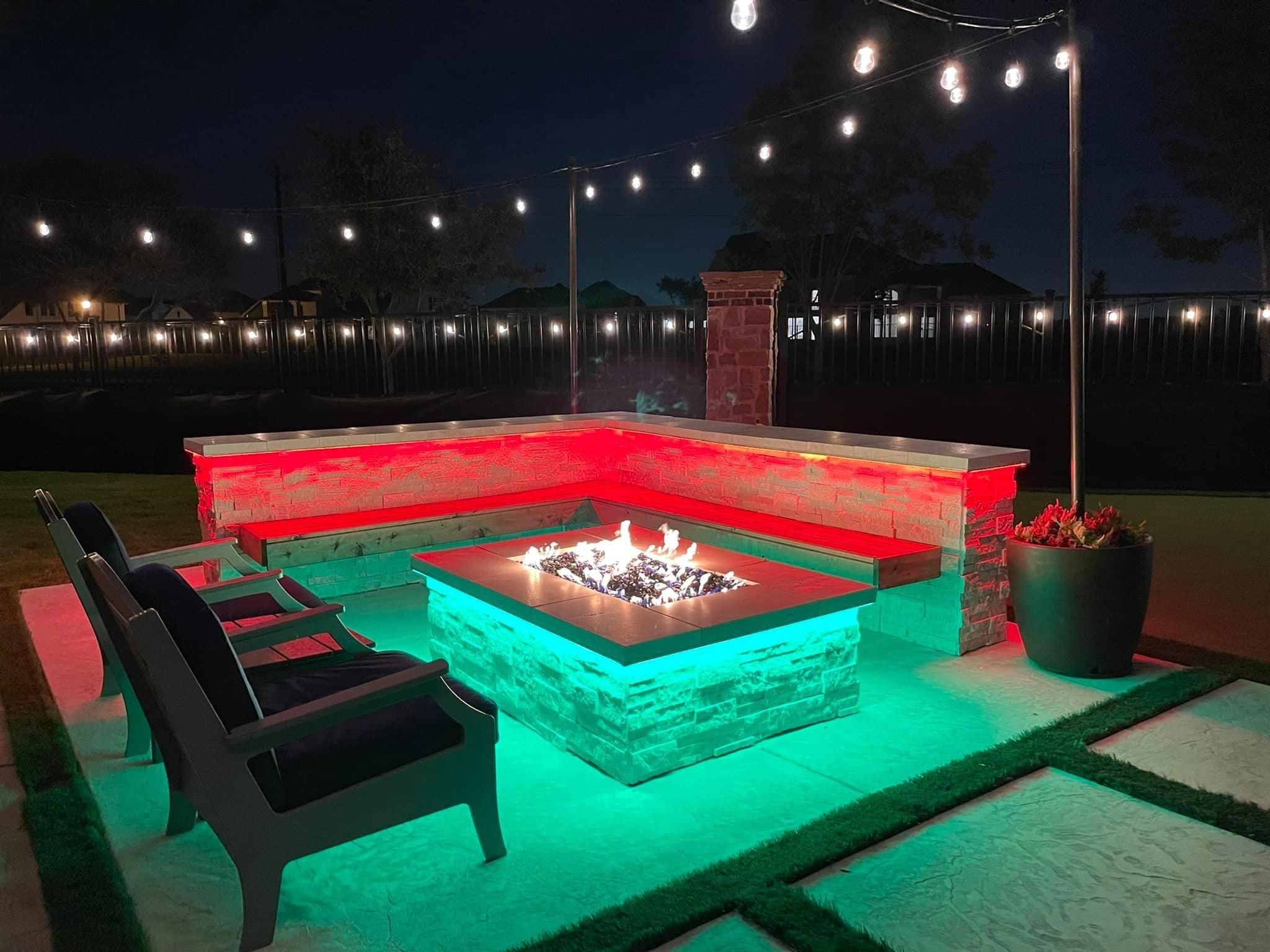 Landscape lighting installation, photo 40 of 114