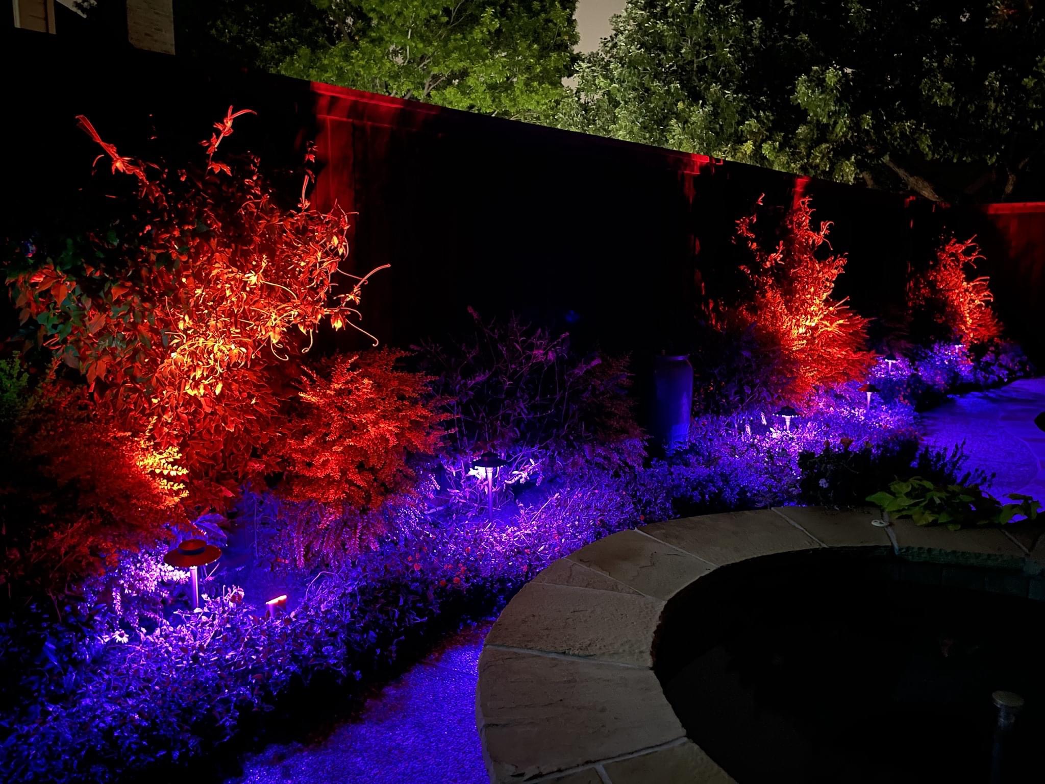 Landscape lighting installation, photo 71 of 114