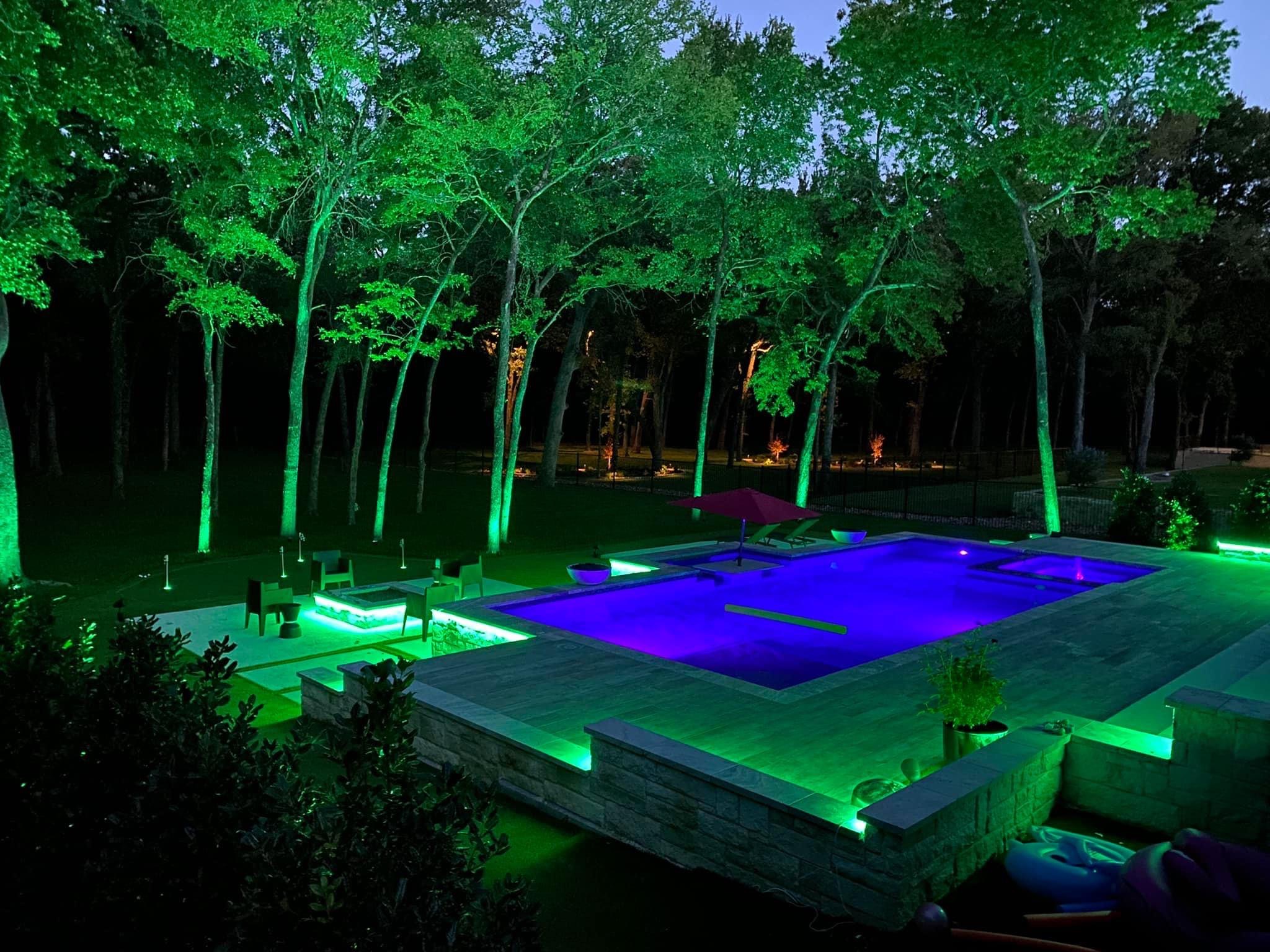 Landscape lighting installation, photo 33 of 114
