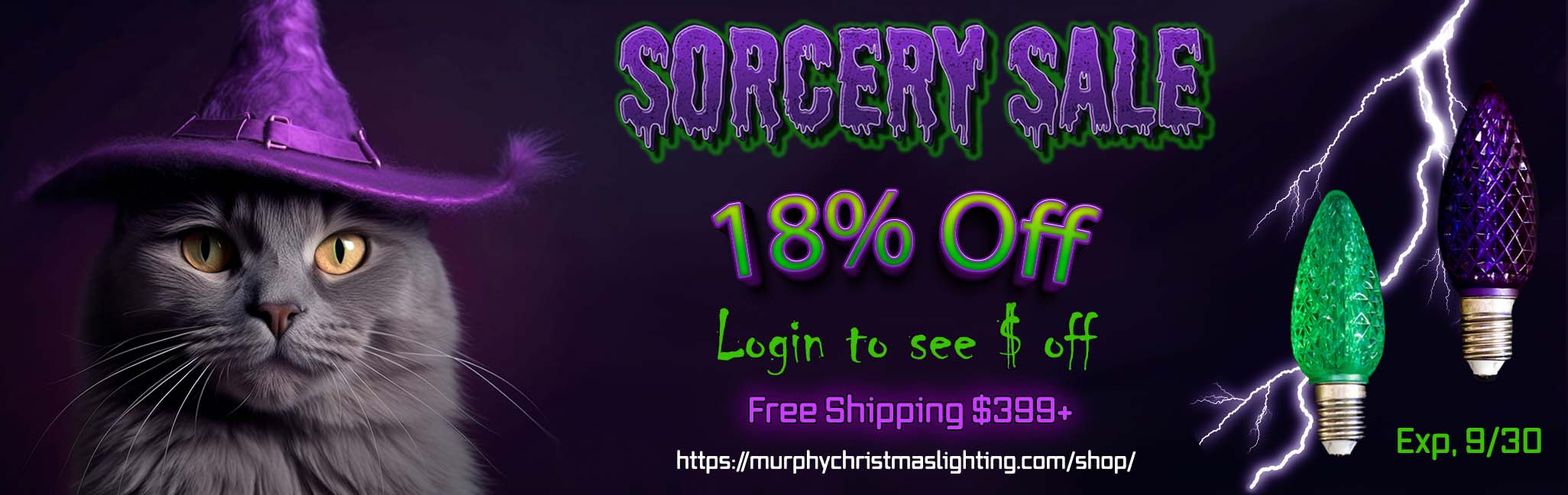 Sorcery Sale: 18% off. Log in to see savings. Free shipping on orders $399+. Expires September 30.